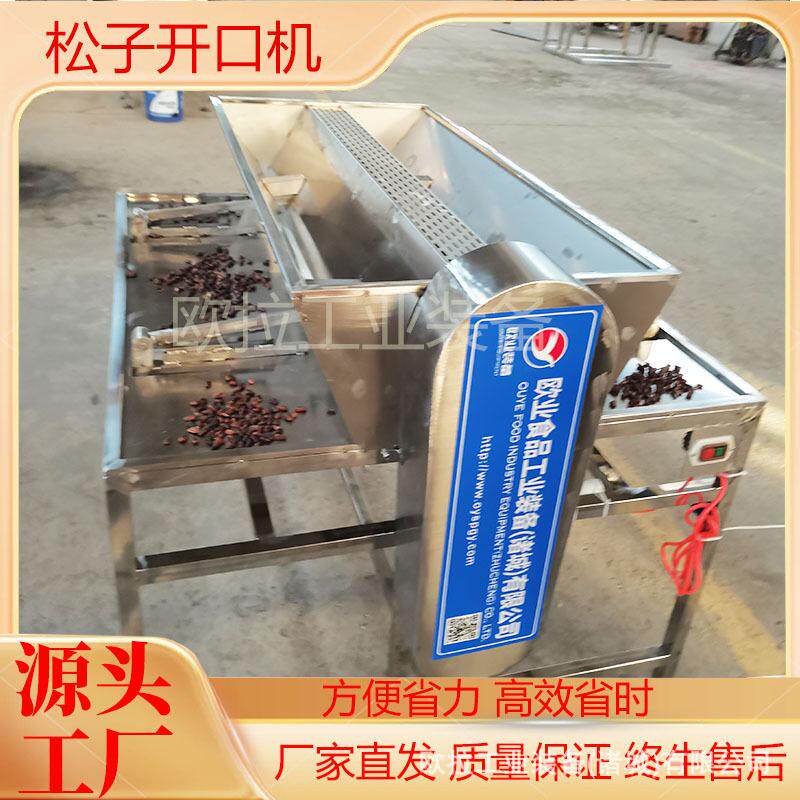 多工位多功能松子开口机 小型家用松子开口机 不锈钢松子压口机器