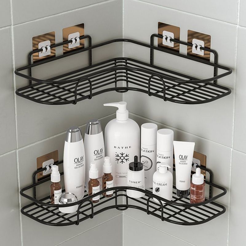 免打孔卫生间三角浴室置物架强力胶洗手转角收纳架壁挂厨房墙角架
