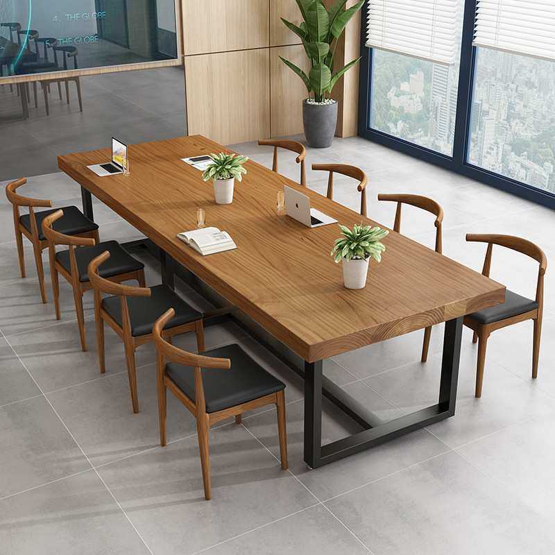 长方形大型工作台 现代简约简约公司长条会议桌椅铁艺实木多人办,农机/农具/农膜,其它农用工具,淘宝优惠券,粉丝福利购,淘宝优惠卷