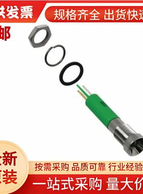 Q8R1CXXG12E APEM 绿色LED面板指示灯, 12V直流, 8mm安装孔, IP67