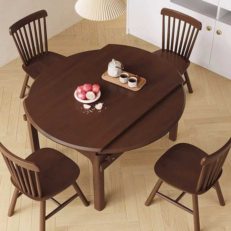 实木餐桌简约伸缩餐桌折叠家用小户型方圆两用饭桌餐桌椅组合圆桌,机械设备,其他机械设备,淘宝优惠券,粉丝福利购,淘宝优惠卷
