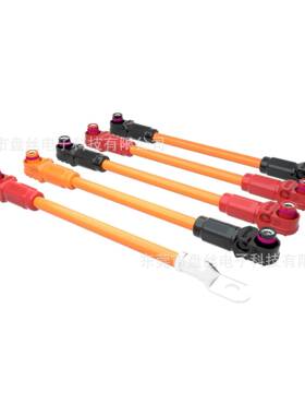 200A/150A/120A储能线束 连接器+连接器 黑/红/橘黄色 flexcoils