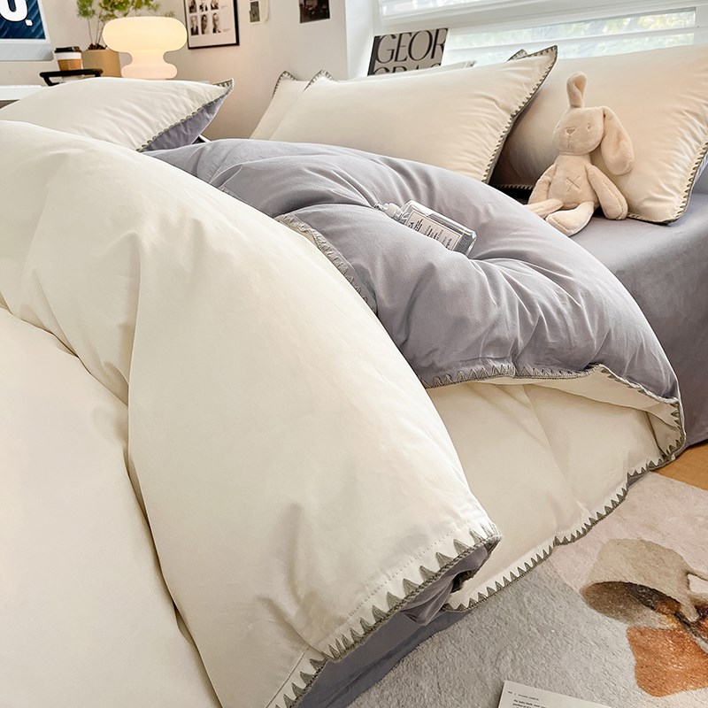 高级感全棉被套单件纯棉被罩2米双人200x230宿舍1.5米单人150x200