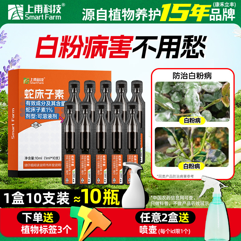 花杀虫药剂绿植通用除菌白粉病月季花病虫蛇床子素杀菌药