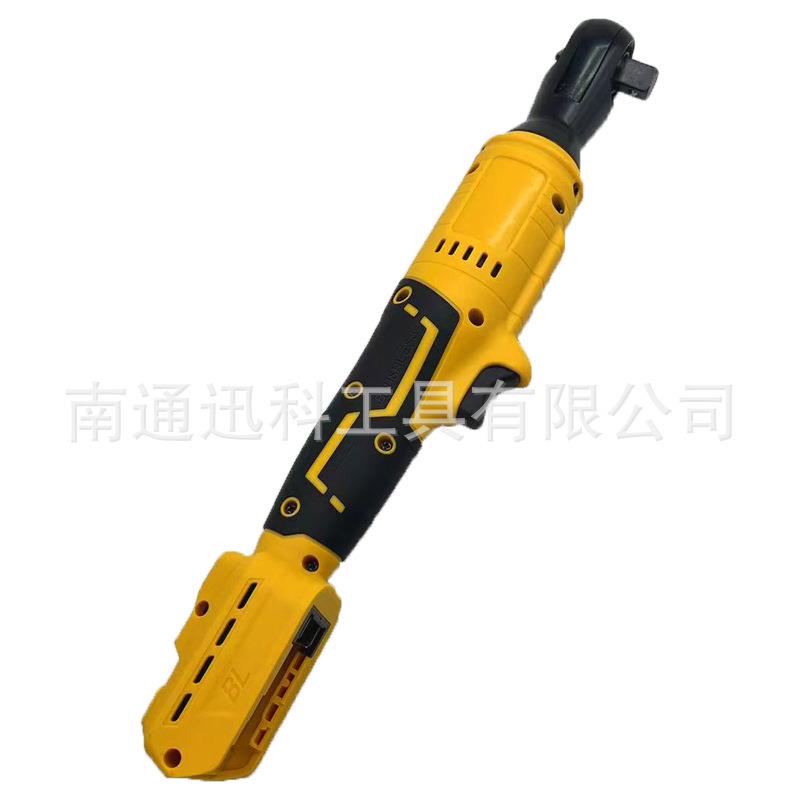 得伟无刷棘轮套筒扳手1/2直柄电动锂电扳手90度大飞直角锂电扳手