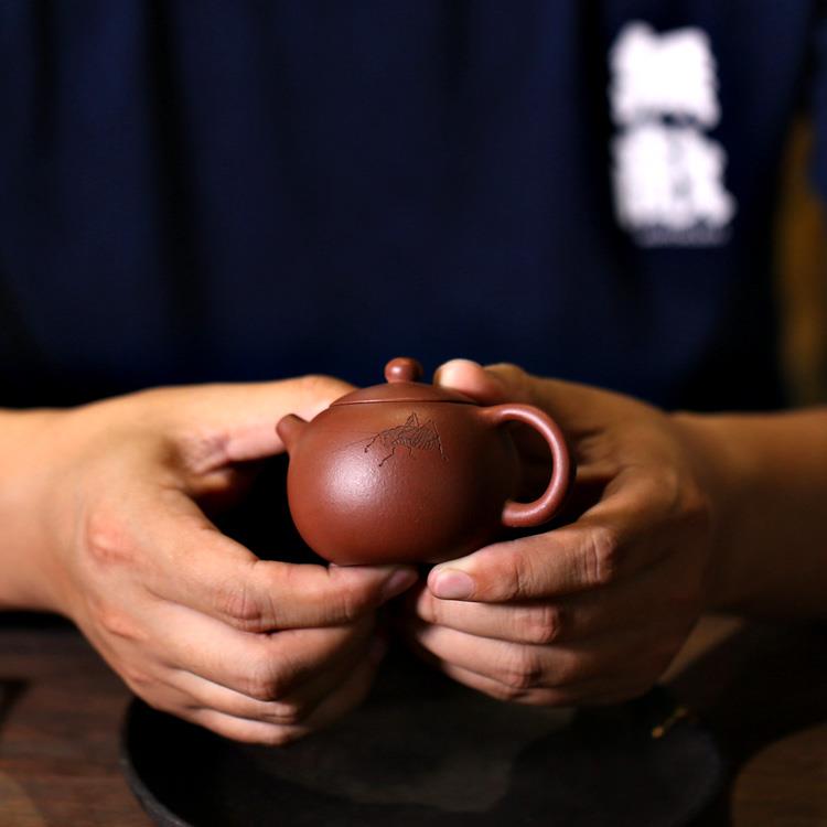 一纯手工手0工茶槽紫砂壶宜兴清底水紫砂砂壶茶壶OKV壶堂初见10西