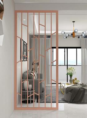 现代简约铁SG210707艺屏隔家用玫瑰金镂风空玄断关装酒店金属入户