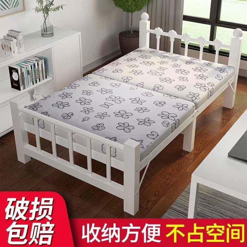 折屋叠床简易JZV单人床双人床用家小床午休床出租儿拼床宿舍成人