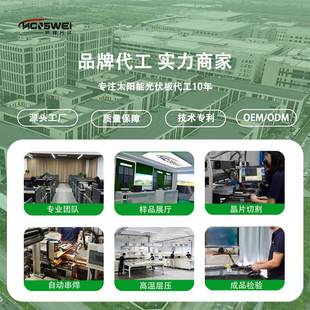 60大功W率快充0太阳能光伏板弱光可充电便NCI携式太阳能发板储能