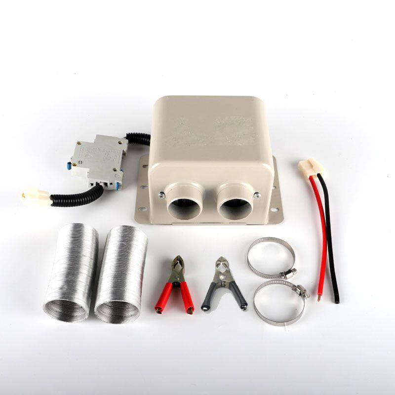 新OOX款车载暖风机大功率汽e车2暖风机aby热卖12v800w孔除雾器