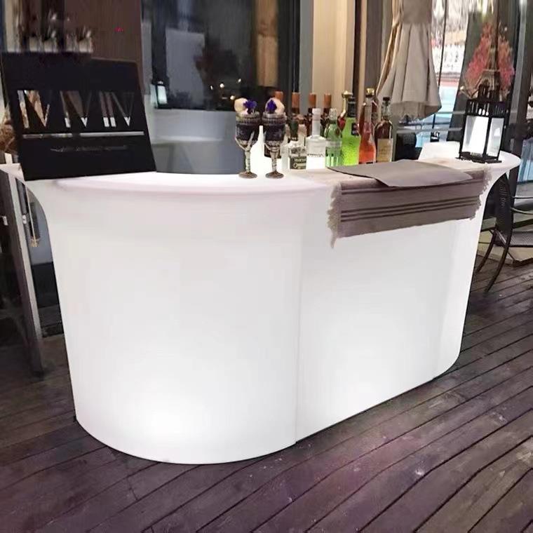 酒吧台LED前台户外水活动鸡尾调酒吧MVB台桌防尚迎宾发光酒时家具