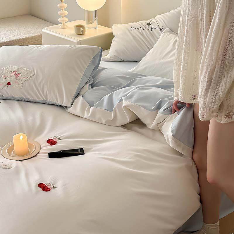 优屿川选丨100支全棉加厚DTO磨毛毛巾绣艺工四件套卡通儿童款套款