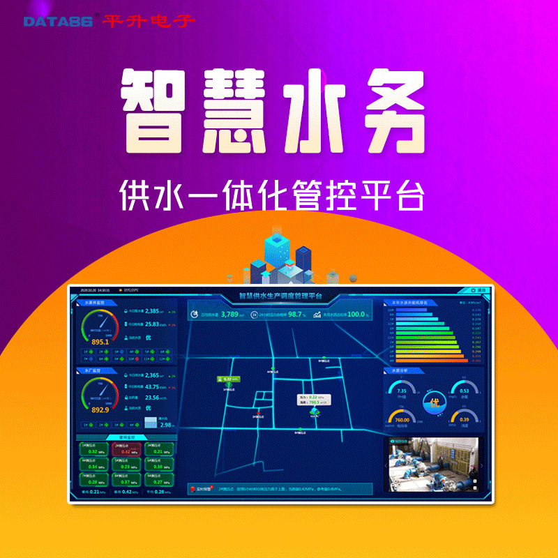 智慧供水调度监控管理平台