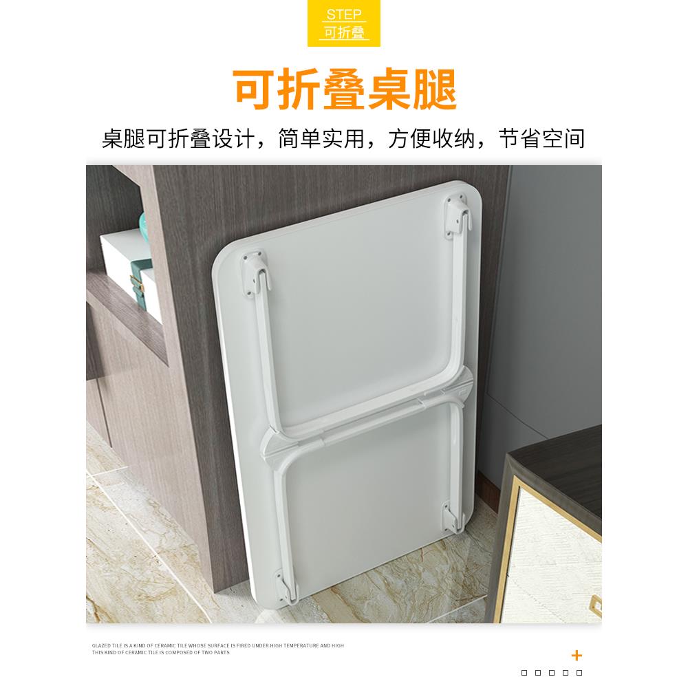 书桌家用飘窗宿舍学生床上小桌子卧室懒人桌加高写字桌简易折叠桌