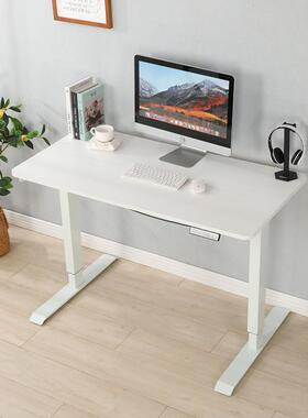 电升降动桌台面办公电写字桌环保面板工脑直销桌82004板现厂代简