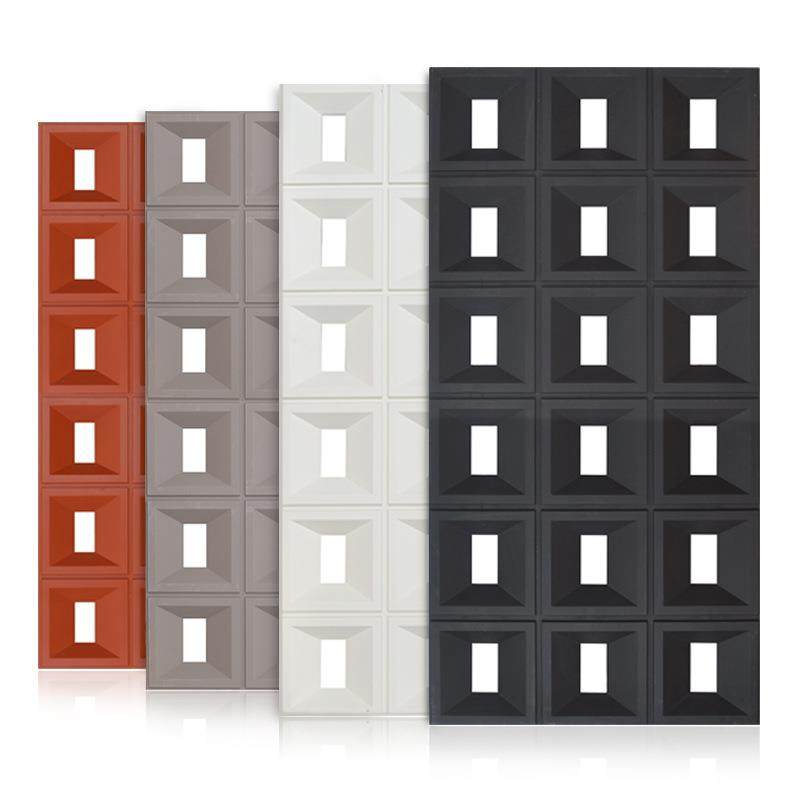 ?600X100X60双面P九宫格p2Uu水泥心构件轻质PU空无品牌/砖隔断背