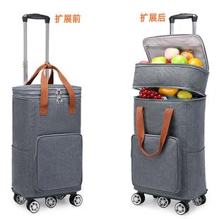 天台买菜莲车折小拉车家用折叠ltao7260轻便家用拉菜车小拖车户外