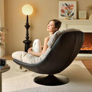 懒人沙发厅设计师单人沙发椅可客旋意式奢书房阳轻台休闲躺92050