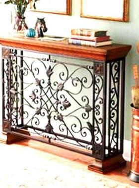 居艺玄玄关台桌玄EXQ关条案关桌电铁视柜暖气罩间厅柜