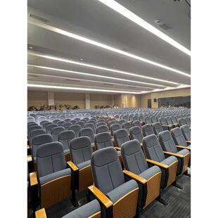 礼堂椅排椅报告厅会议椅学校阶梯教室连排椅带写字板电影院座椅