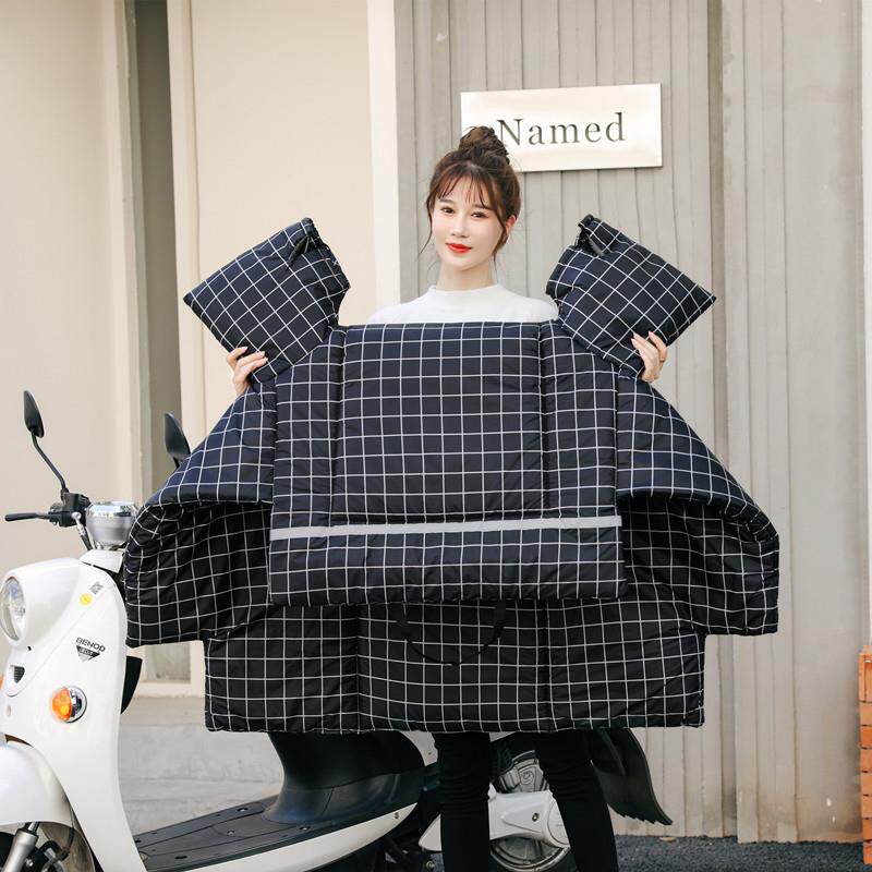 电动车挡风被冬季加绒加厚双面防水电瓶摩托车防寒保暖防雨防风罩