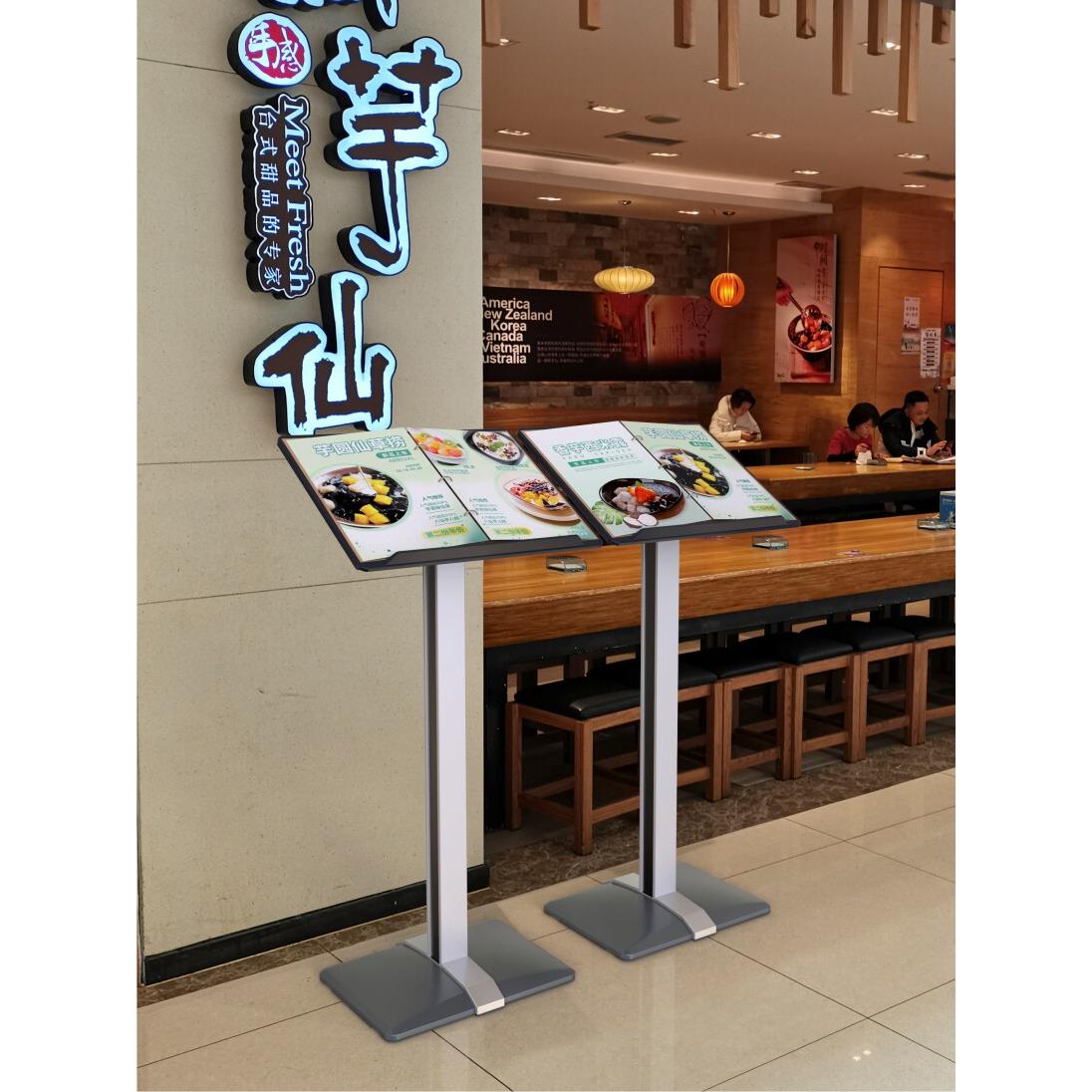 合同展示架餐厅菜单房地产信息架食谱架基础相册展示架翻页展示架