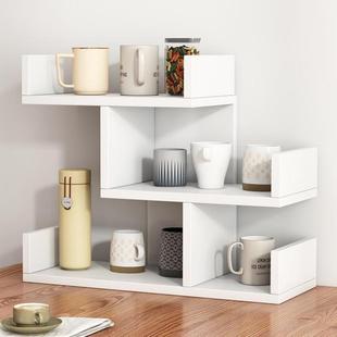 桌面杯架博古架茶桌置物架实木中式茶几茶具陈列架多层水杯收纳层