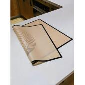 出口食品级硅胶揉面垫大号擀面垫烘焙垫耐高温防滑不粘不移桌垫子