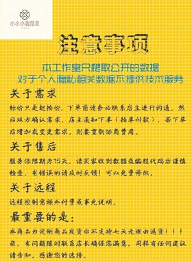 python代编程爬虫数据抓取机器学习数据处理数据可视化深度学习