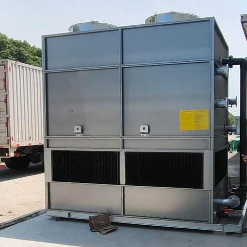 650吨逆流封闭式冷却塔凭水循环散热运行稳定低噪厂家质量可靠