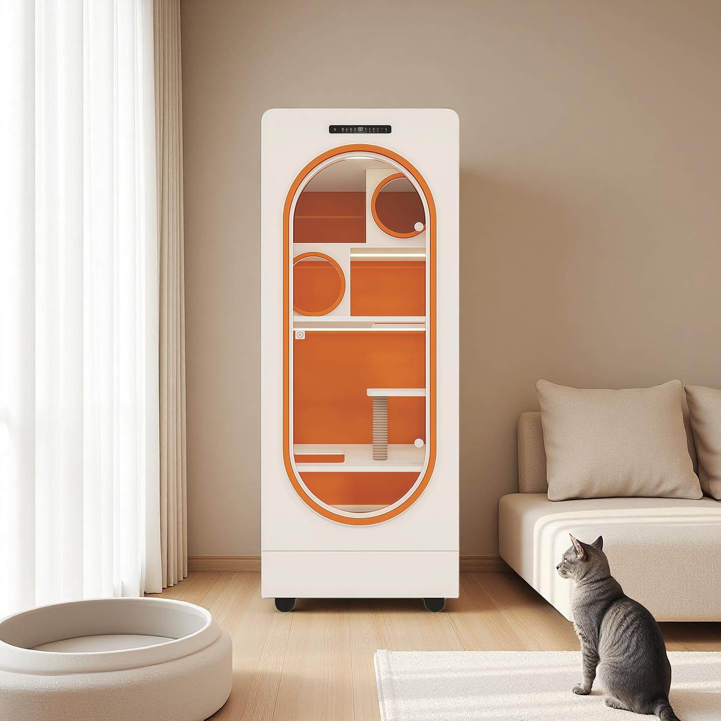 猫别墅家用室内带厕所一体猫笼子窝猫屋冬季保暖智能恒温四季通用,宠物/宠物食品及用品,猫笼子/猫别墅,淘宝优惠券,粉丝福利购,淘宝优惠卷