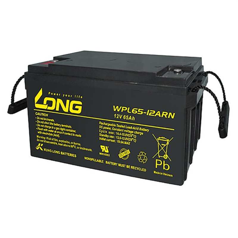 广隆铅酸蓄电池WPL65-12/12V65AH 12V60AH机房计算机UPS后备应急