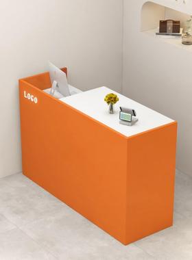 简约现代女装店收银柜台专卖店吧台网红潮店小型收款台美容院前台