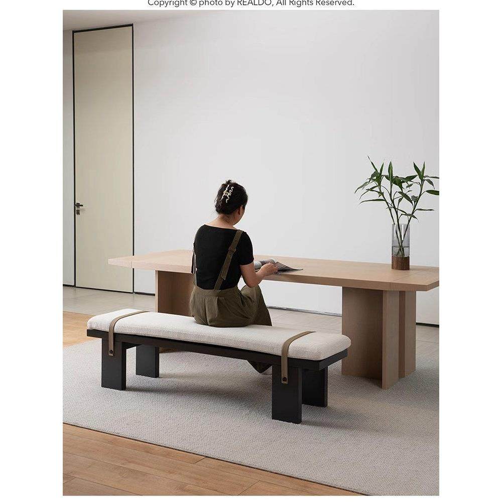 意大利极简轻奢设计师现代实木长凳餐椅餐桌餐厅长凳沙发凳子换鞋,住宅家具,床尾凳/长凳,淘宝优惠券,粉丝福利购,淘宝优惠卷