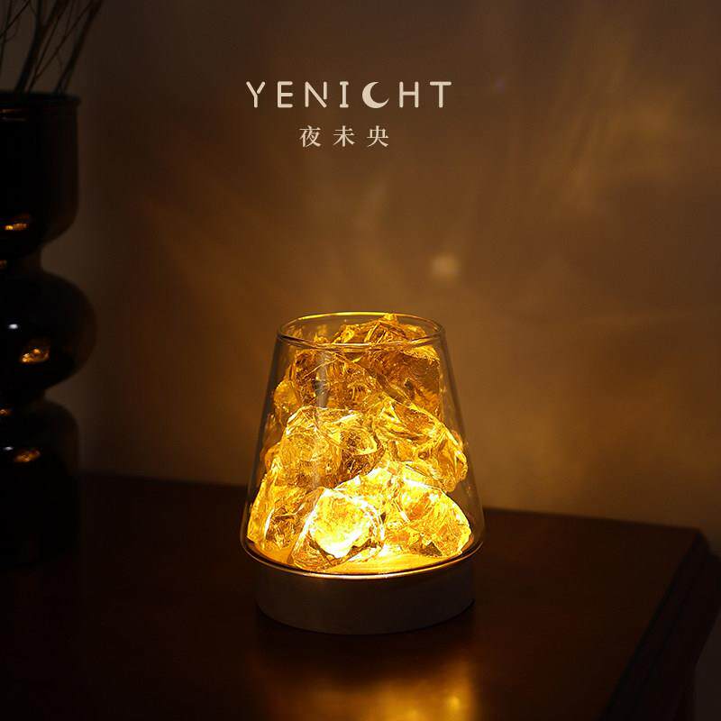 床头小夜灯卧室桌面睡眠灯插电款手机控制智能声控语音遥控摆件