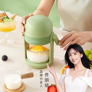 日式手动刨冰机家用小型雹冰机绵绵冰沙机手摇碎冰机器摆摊不插电