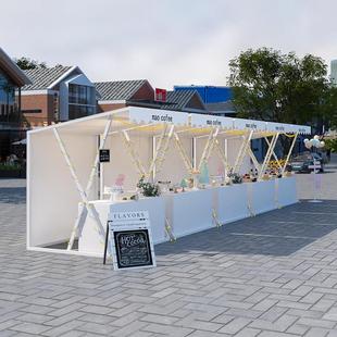 集市摊位商场移动售卖车地摊架摆摊夜市花车创意小吃车小推车桌子