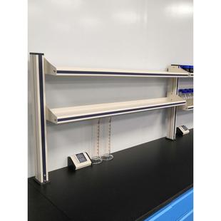 全钢实验室试剂架边台中央台工作台烧杯置物架检验台化学实验桌