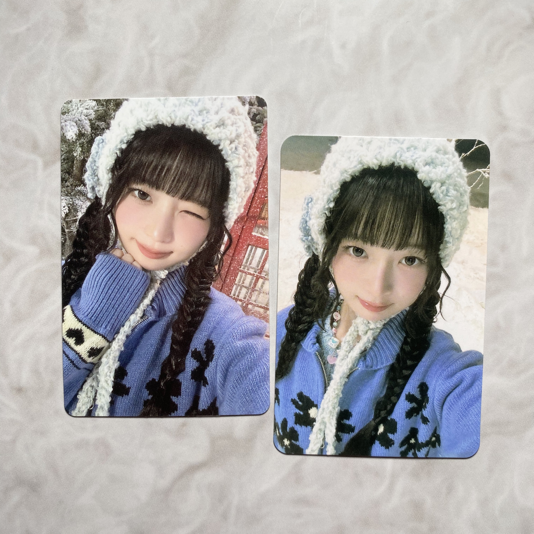 直井怜sw2雪景怜ive绝美造型小卡正版卡片张元英特典卡送闺蜜礼物