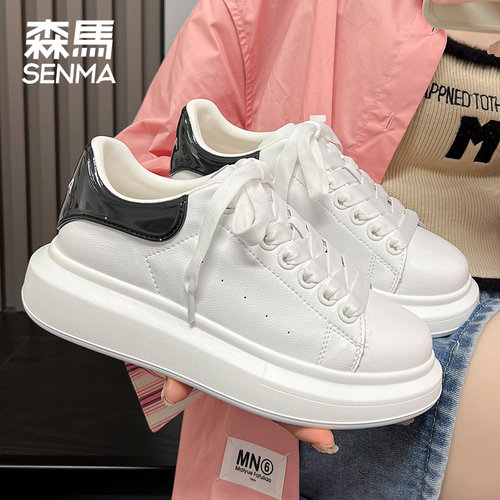 森马休闲板鞋冬季高颜值小白鞋