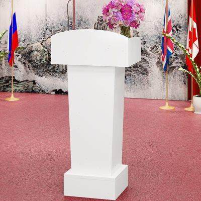 桌台桌会议室演讲台讲台迎宾教室接待现代简约发言台台讲台咨客台
