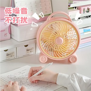 高颜值台式 2025年新款 风扇学生宿舍桌面迷你小型插电扇办公室台扇