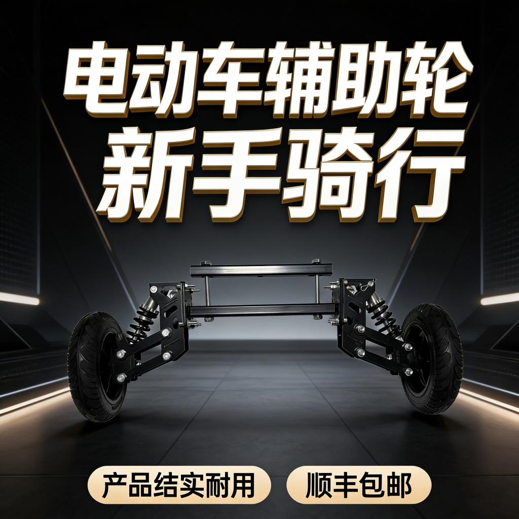 电动车辅助轮外送骑手电动脚踏车防摔防滑新手学车骑车专用平衡轮