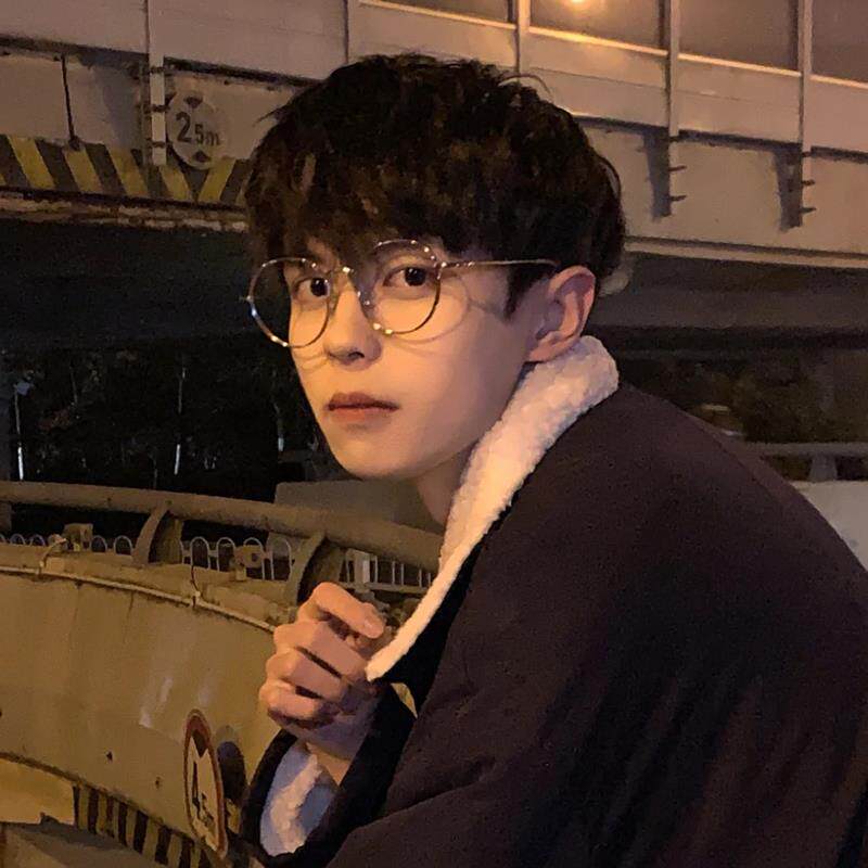 痞帅眼镜男款潮高级感日系斯文败类金丝小框圆框近视细框眼镜框女