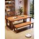 实木客厅大长书桌家用简约多人学习桌大板桌餐桌一体长方形工作台
