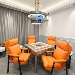 高档麻将椅子加厚靠背坐垫棋牌室麻将馆专用久坐舒适四腿打麻将凳
