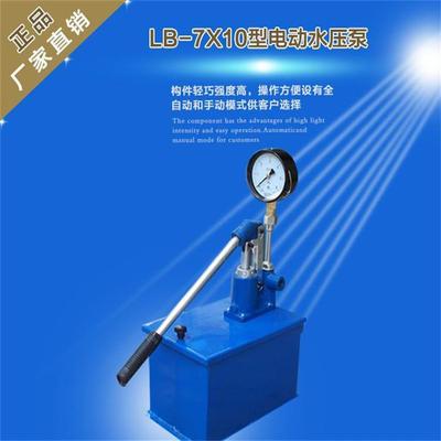 便携式水压泵厂家 LB-7*10胶带硫化机配套用打压泵 手动/电动