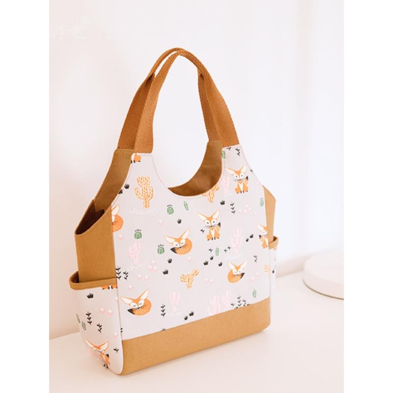 小堡手工DIY材料包休闲手袋女士手袋腕包视频教程