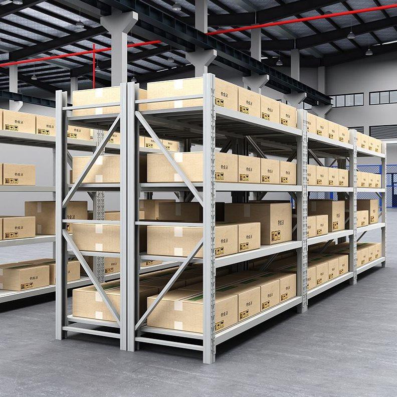 仓库轻中型货架仓储加厚加粗五金库房储物架多层可调节货物架