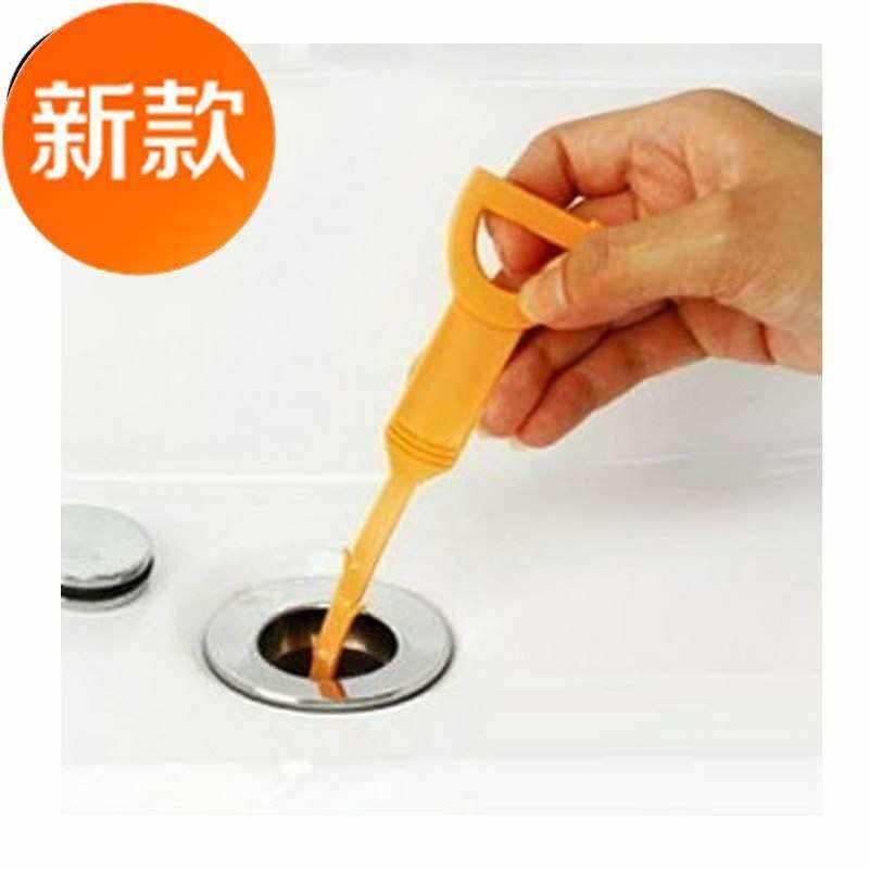 下水道疏通可通伸缩器水池塑料管道堵n塞水槽毛发厨房神器